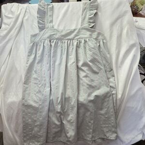 Maree Maree XL Ruffle Strap Dress | Sage Green Pink Stripe | Cottagecore